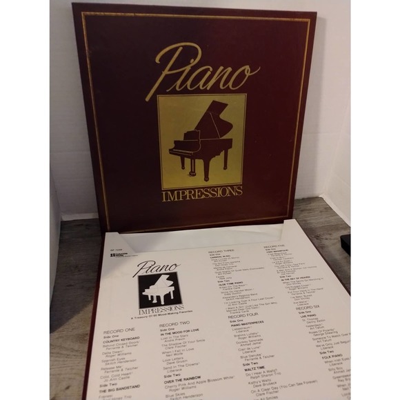 Piano Impressions Box Set Of 6 Lp Readers Digest - Picture 1 of 4
